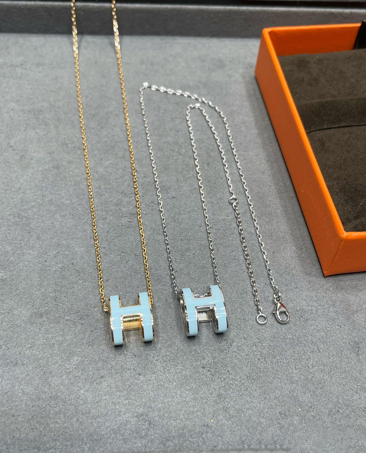 DIANA POP H SKY BLUE NECKLACE
