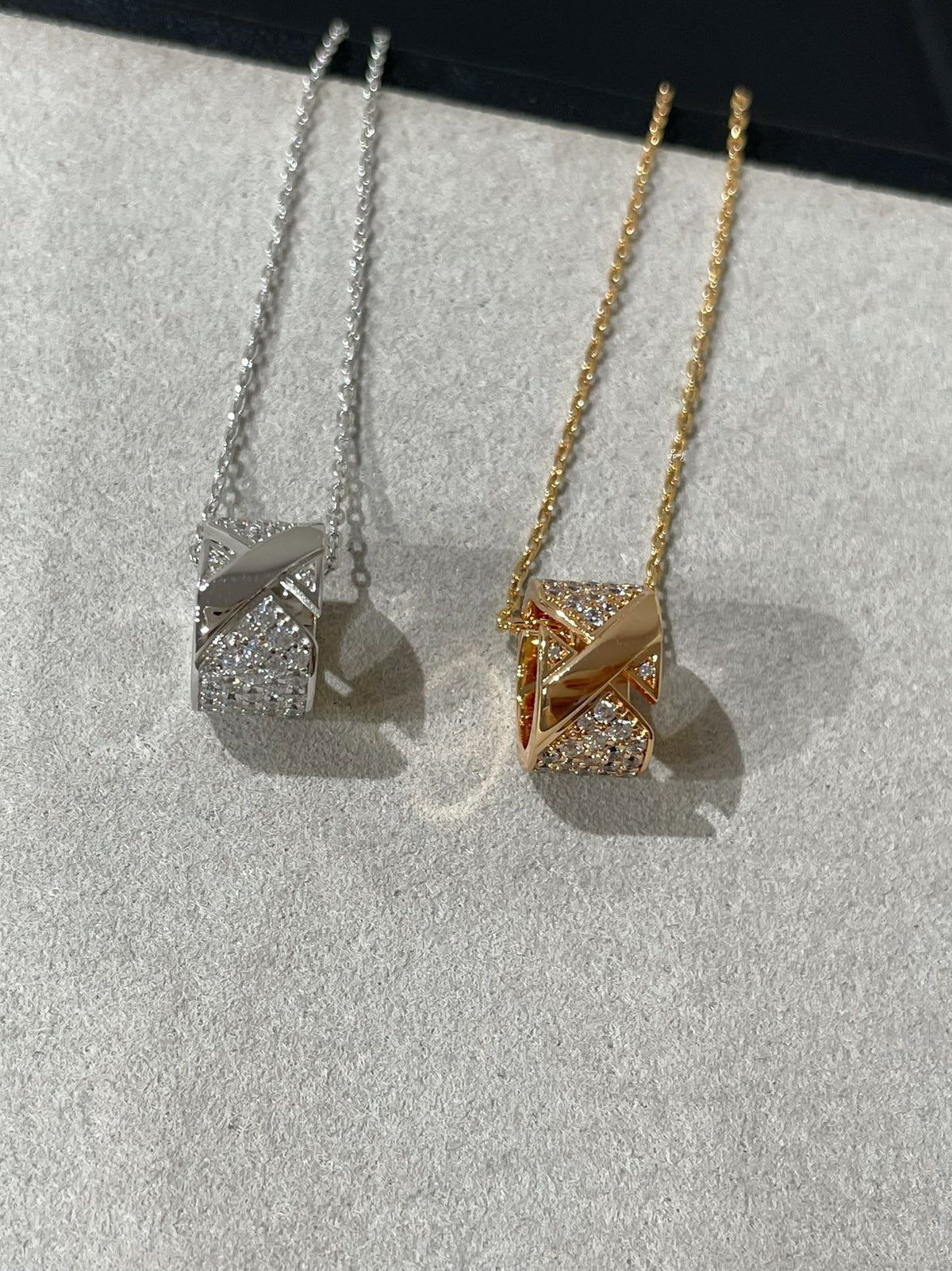 DIANA LIENS EVIDENCE DIAMOND PAVED NECKLACE