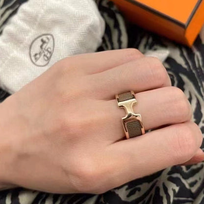 DIANA OLYMPE PINK GOLD RING