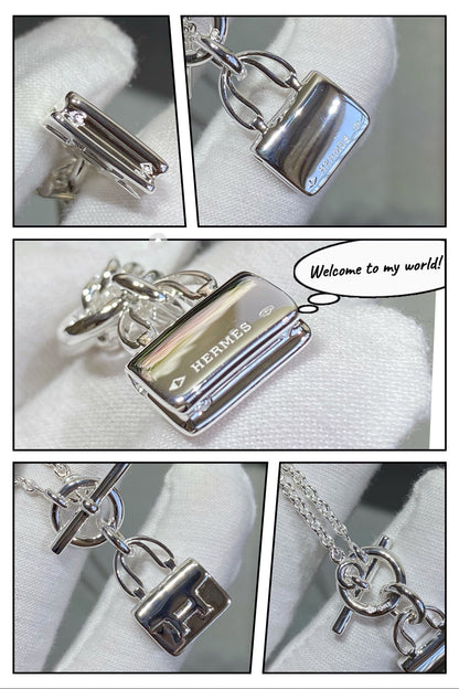 DIANA CONSTANCE PEDANT SILVER NECKLACE