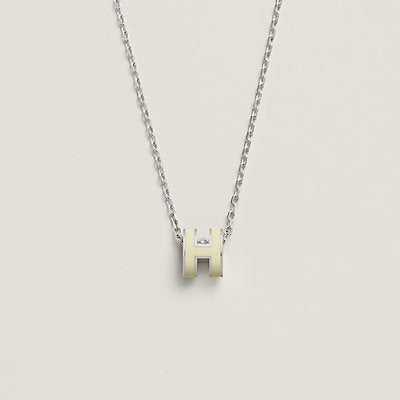 DIANA HM CLIC YELLOW ENAMEL GOLD NECKLACE
