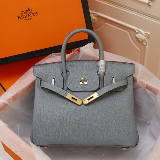 HM BIRKIN BAG 35 TEMPERED GRAY TOGO GOLD HARDWARE