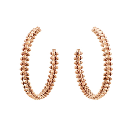 DIANA CLASH LARGE HOOP EARRINGS