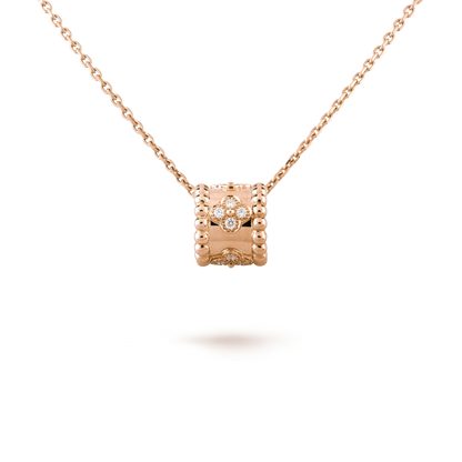 PERLEE PEDANT NECKLACE GOLD / ROSE GOLD