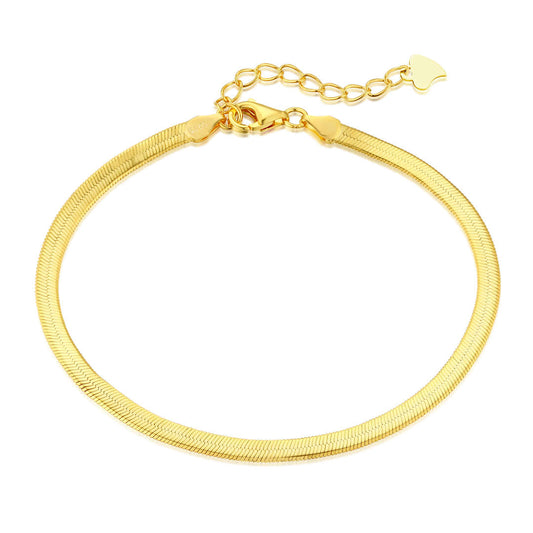 [HOT]Flat Snake Bone Chain Blade Necklace