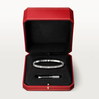 DIANA LOVE BRACELET 3.65MM DIAMOND-PAVED SILVER