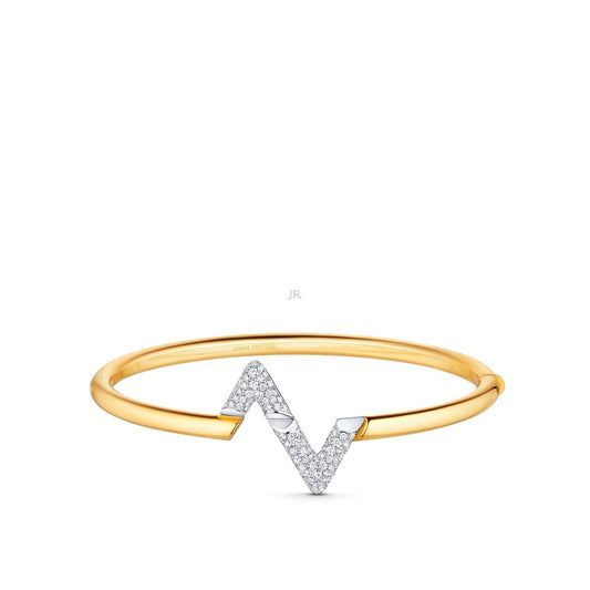 DIANA VOLTE UPSITE DOWN GOLD DIAMOND BRACELET