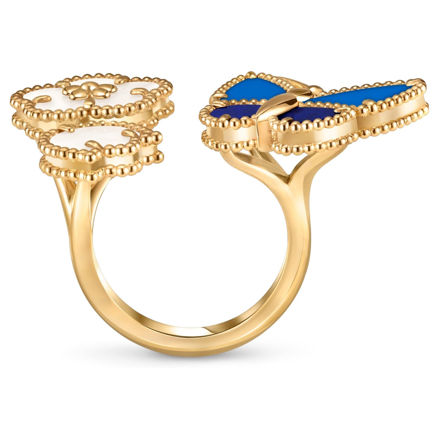 LUCKY SPRING BUTTERFLY OPEN-FACE RINGS