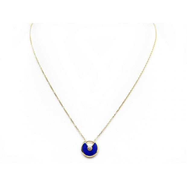 DIANA AMULETTE ROSE GOLD AGATE NECKLACE