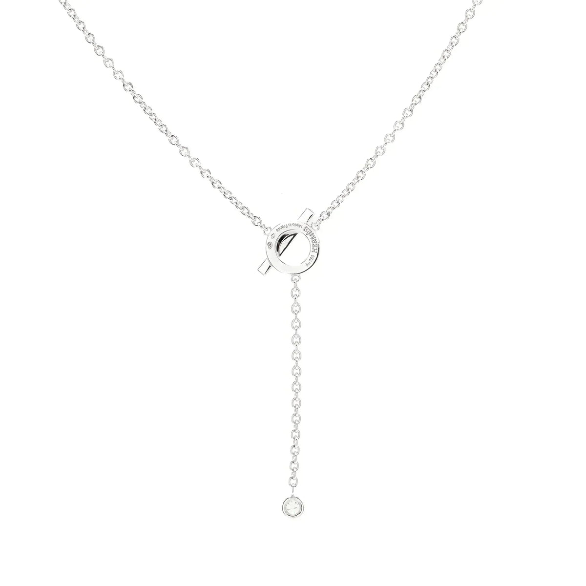 DIANA FINESSE SILVER DIAMOND NECKLACE