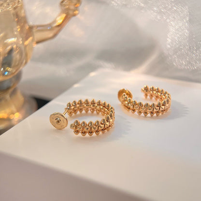 DIANA CLASH SMALL HOOP EARRINGS