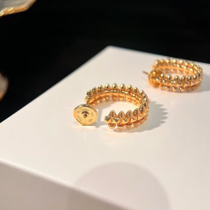 DIANA CLASH SMALL HOOP EARRINGS
