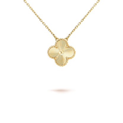 CLOVER 15MM LASER NECKLACE