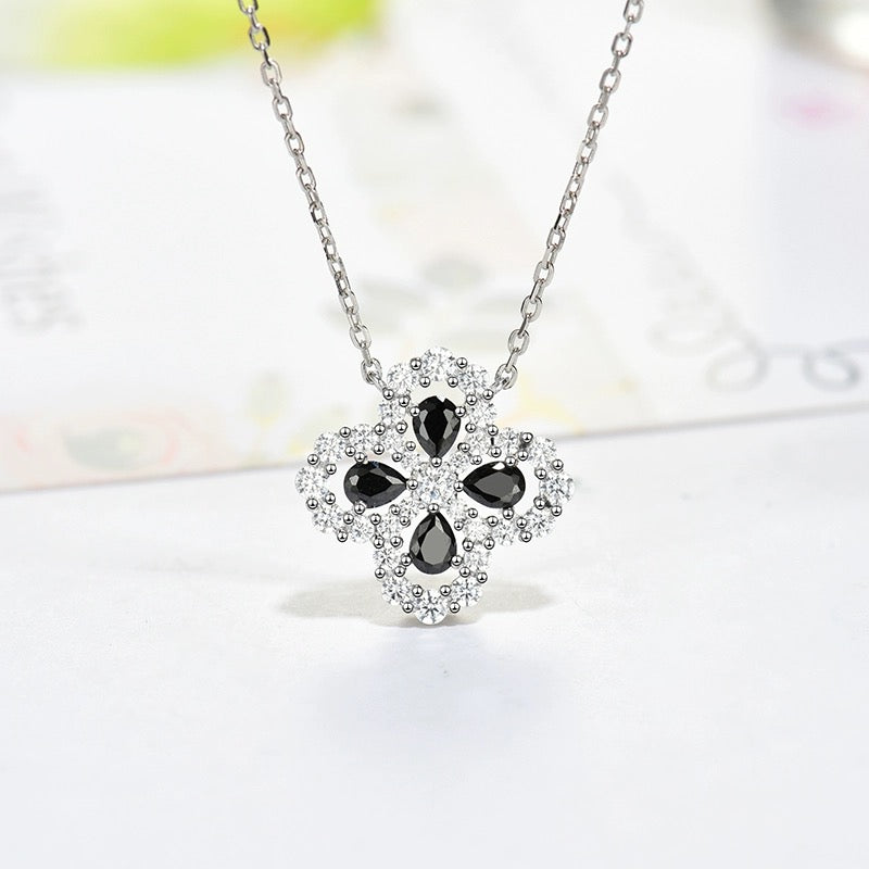 DIANA LOOP NECKLACE FULL MOTIF DIAMOND 16MM MULTIPLE COLORS