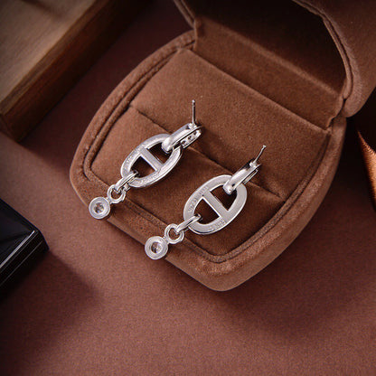 DIANA HM CHAINE DIAMOND EARRINGS