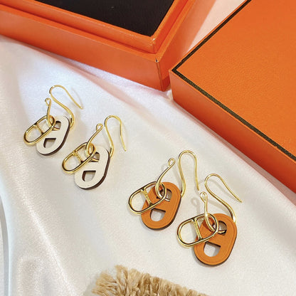 DIANA HM O'MAILLON GOLD EARRINGS