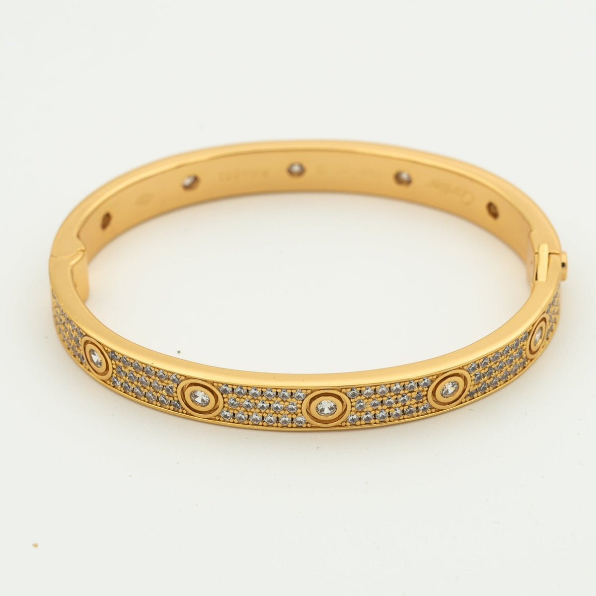 DIANA LOVE BRACELET 6.1MM DIAMOND-PAVED 10 BIG DIAMONDS