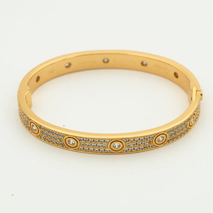 DIANA LOVE BRACELET 6.1MM DIAMOND-PAVED 10 BIG DIAMONDS
