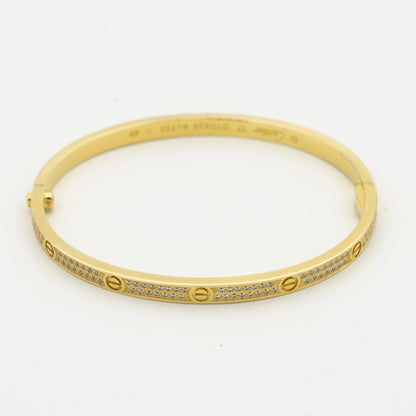 DIANA LOVE BRACELET 3.65MM DIAMOND-PAVED SILVER