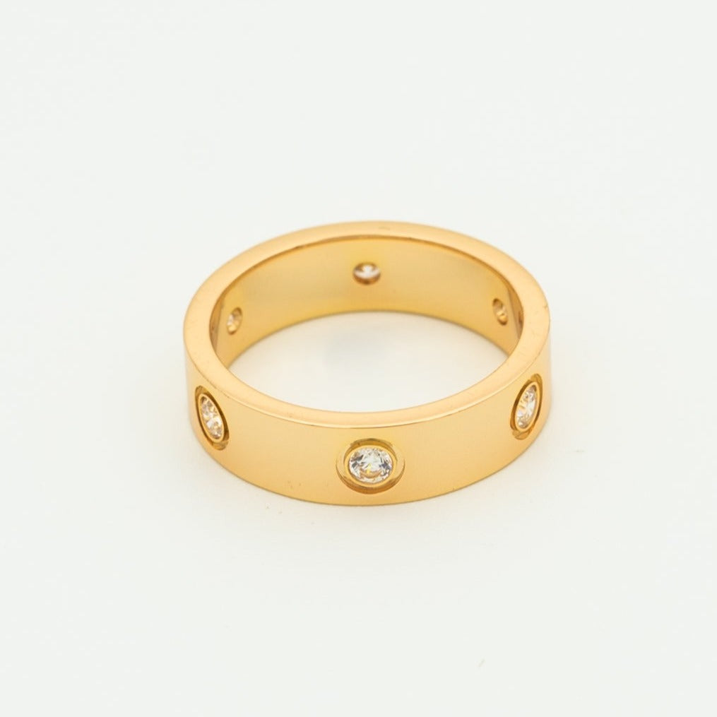 DIANA LOVE RING 5.5MM 6 DIAMONDS