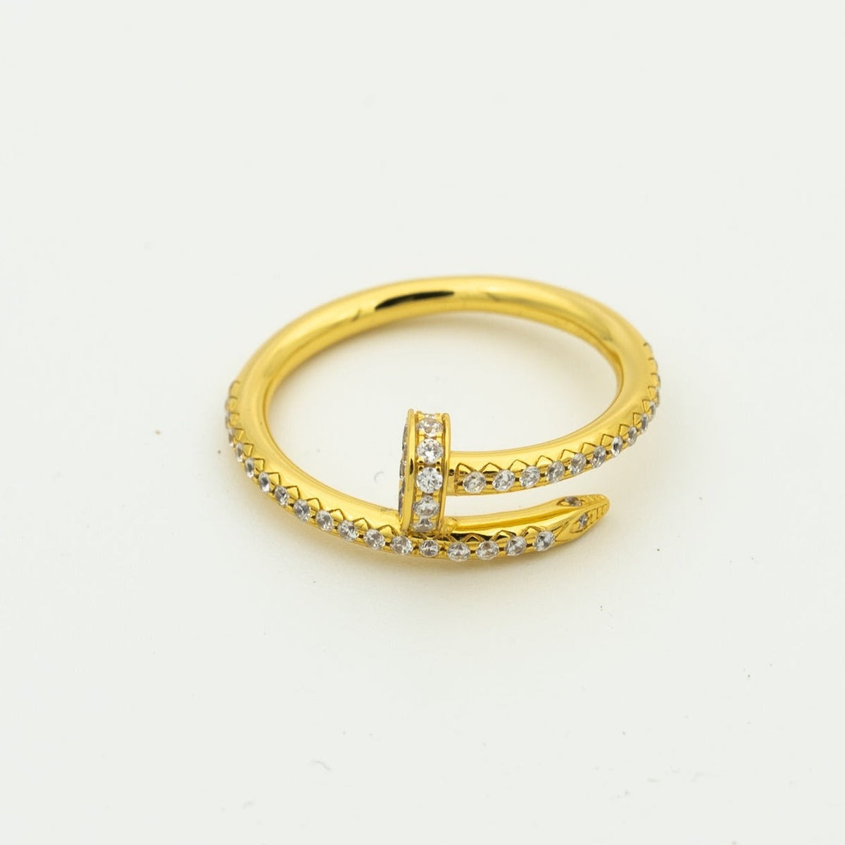 DIANA JUSTE RING 1.8MM GOLD DIAMONDS