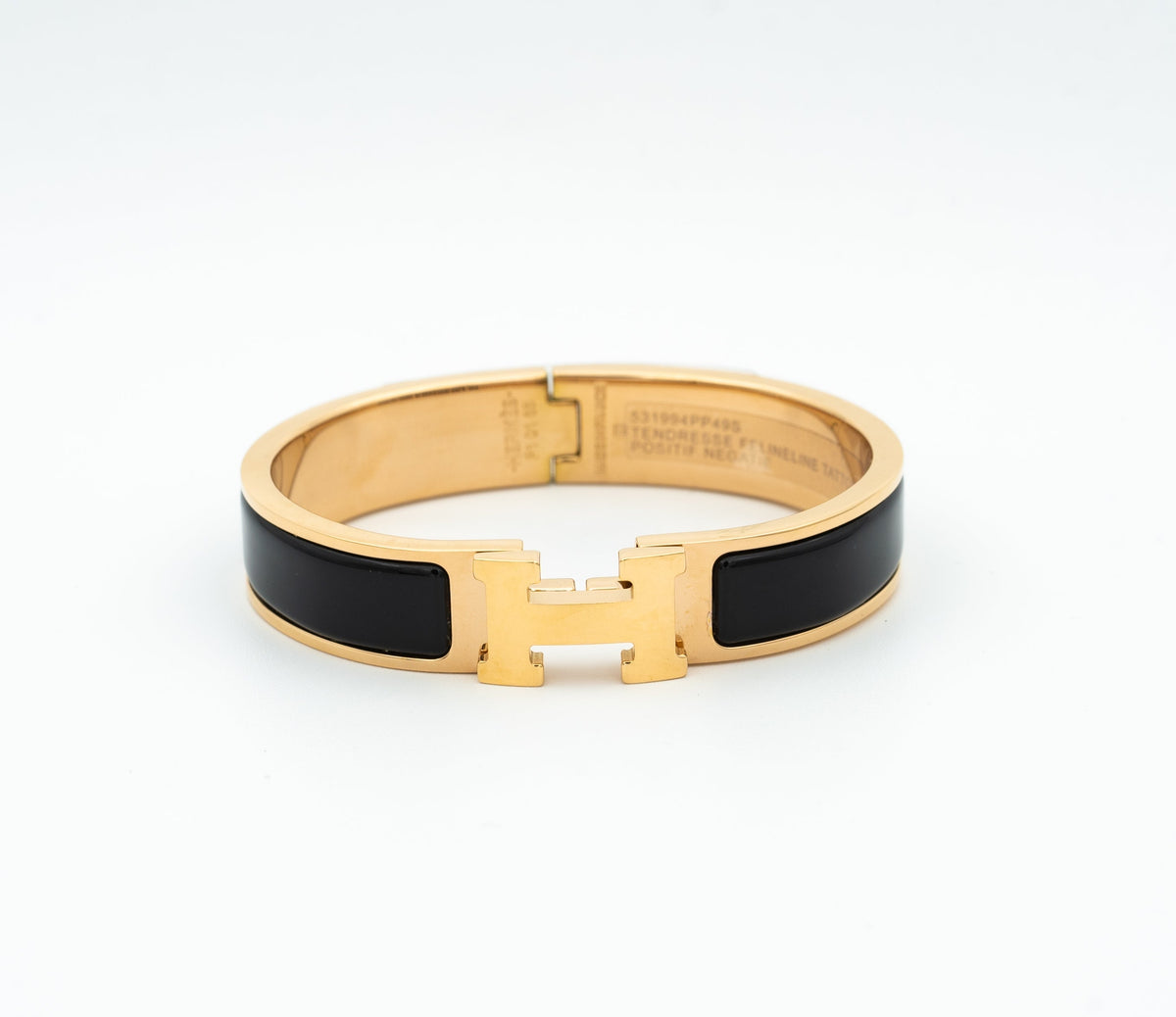 DIANA H BLACK BRACELET