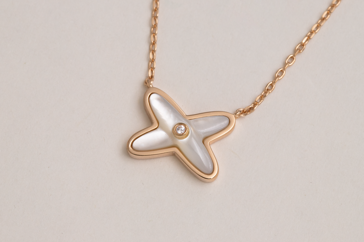 DIANA JEUX DE NECKLACE 1 DIAMOND
