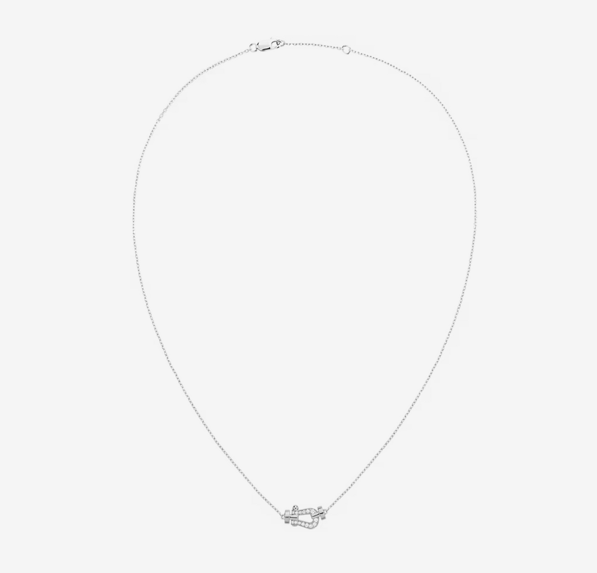 DIANA FORCE 10 DIAMOND SILVER NECKLACE MINI MODEL
