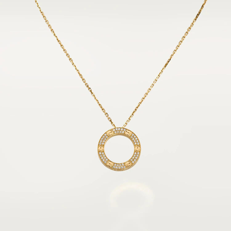 DIANA LOVE NECKLACE ADJUSTABLE ROSE GOLD
