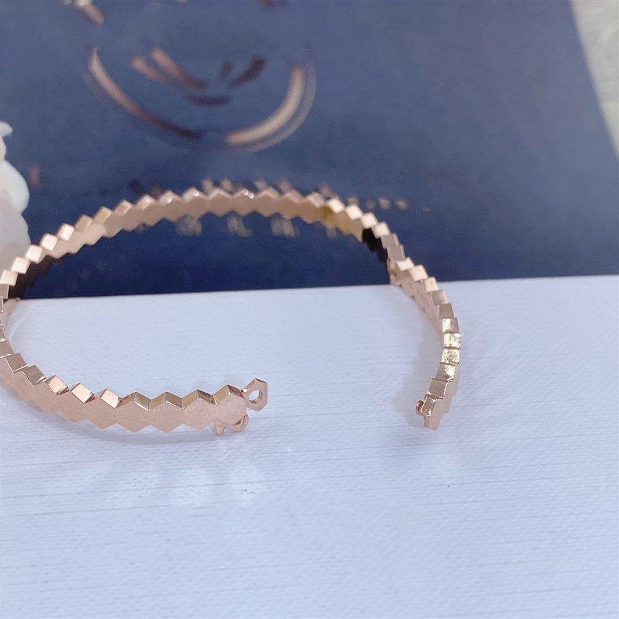 DIANA BEE LOVE PINK GOLD BRACELET