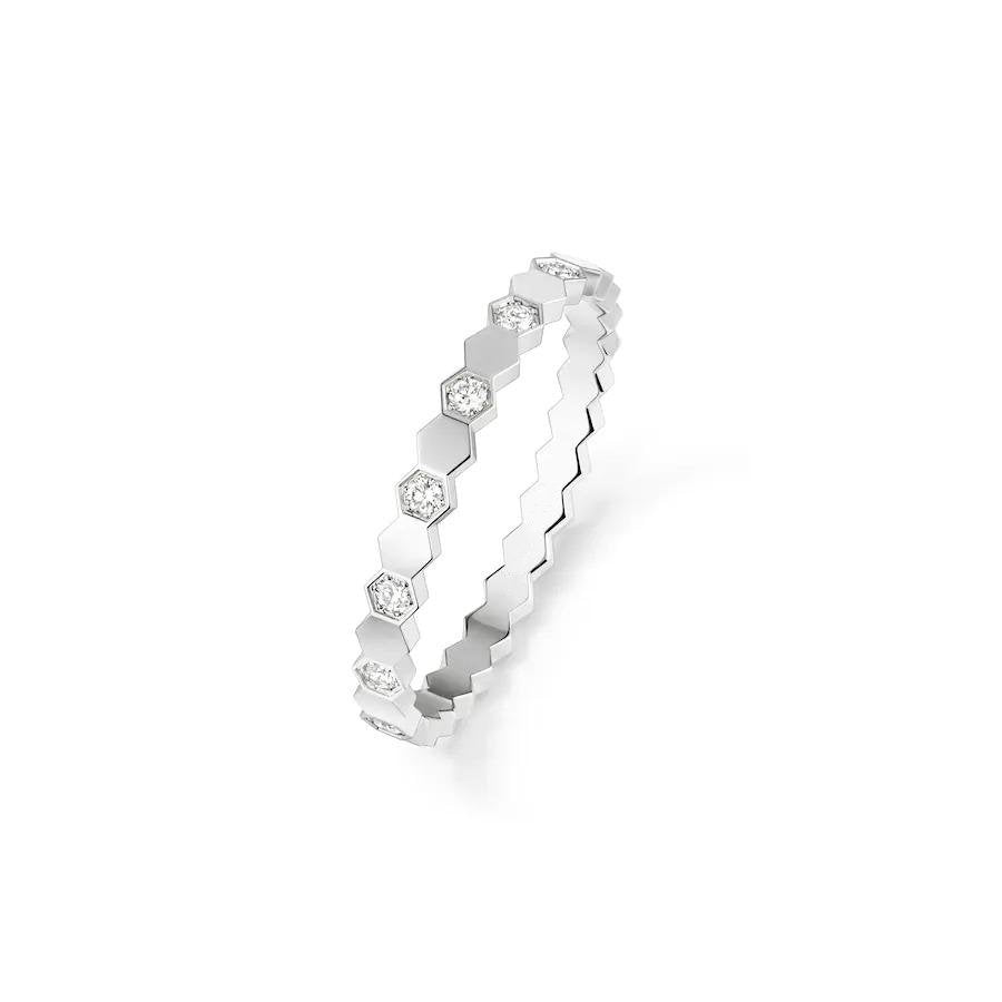 DIANA BEE LOVE RING SILVER DIAMOND