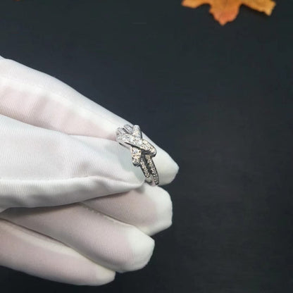 DIANA JEUX DE SILVER DIAMOND RING