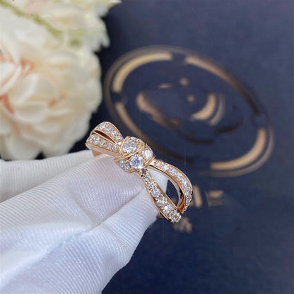DIANA LIENS PINK GOLD DIAMOND RING