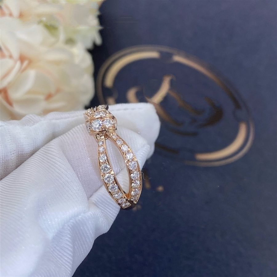 DIANA LIENS PINK GOLD DIAMOND RING
