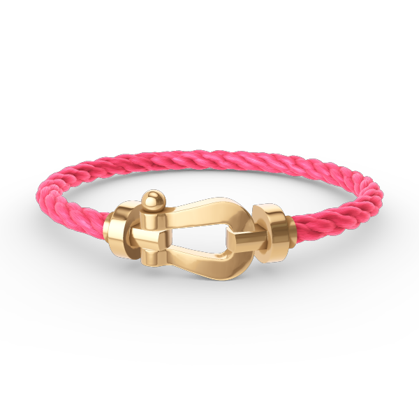 DIANA FORCE LARGE HORSESHOE NO DIAMOND BRACELET GOLD