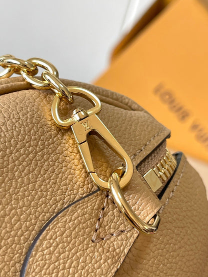 SPEEDY BANDOULI¨¨RE 20 IN MILK TEA MONOGRAM EMPREINTE LEATHER