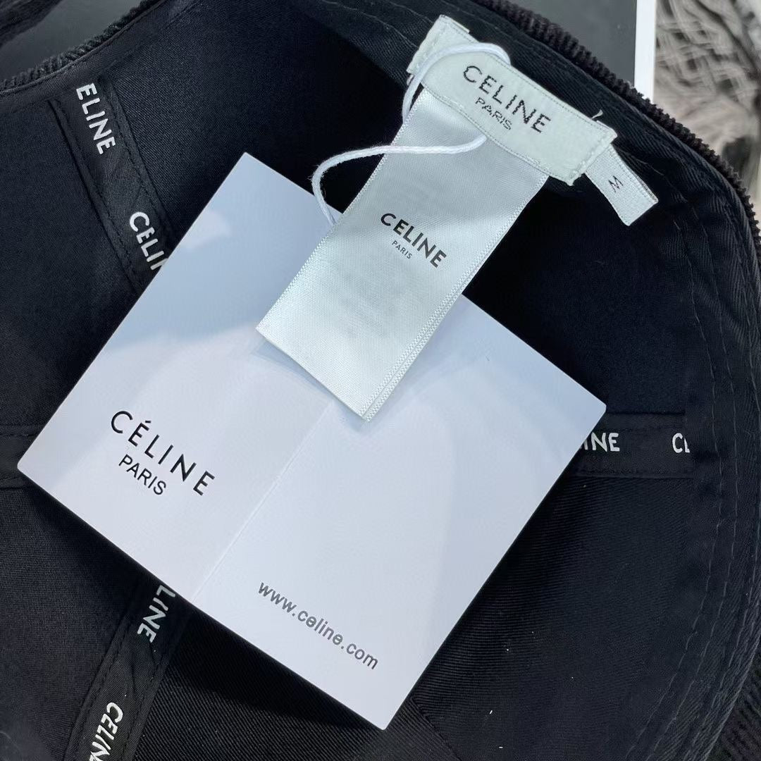 Celin Cap Black Cotton Fabric 210407