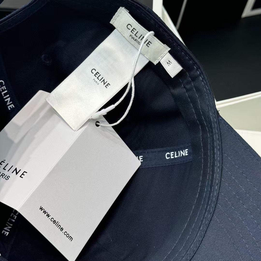 Celin Cap Blue Charcoal Cotton Fabric 210406