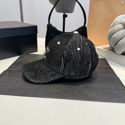 Celin Cap Black Cotton Fabric 210435