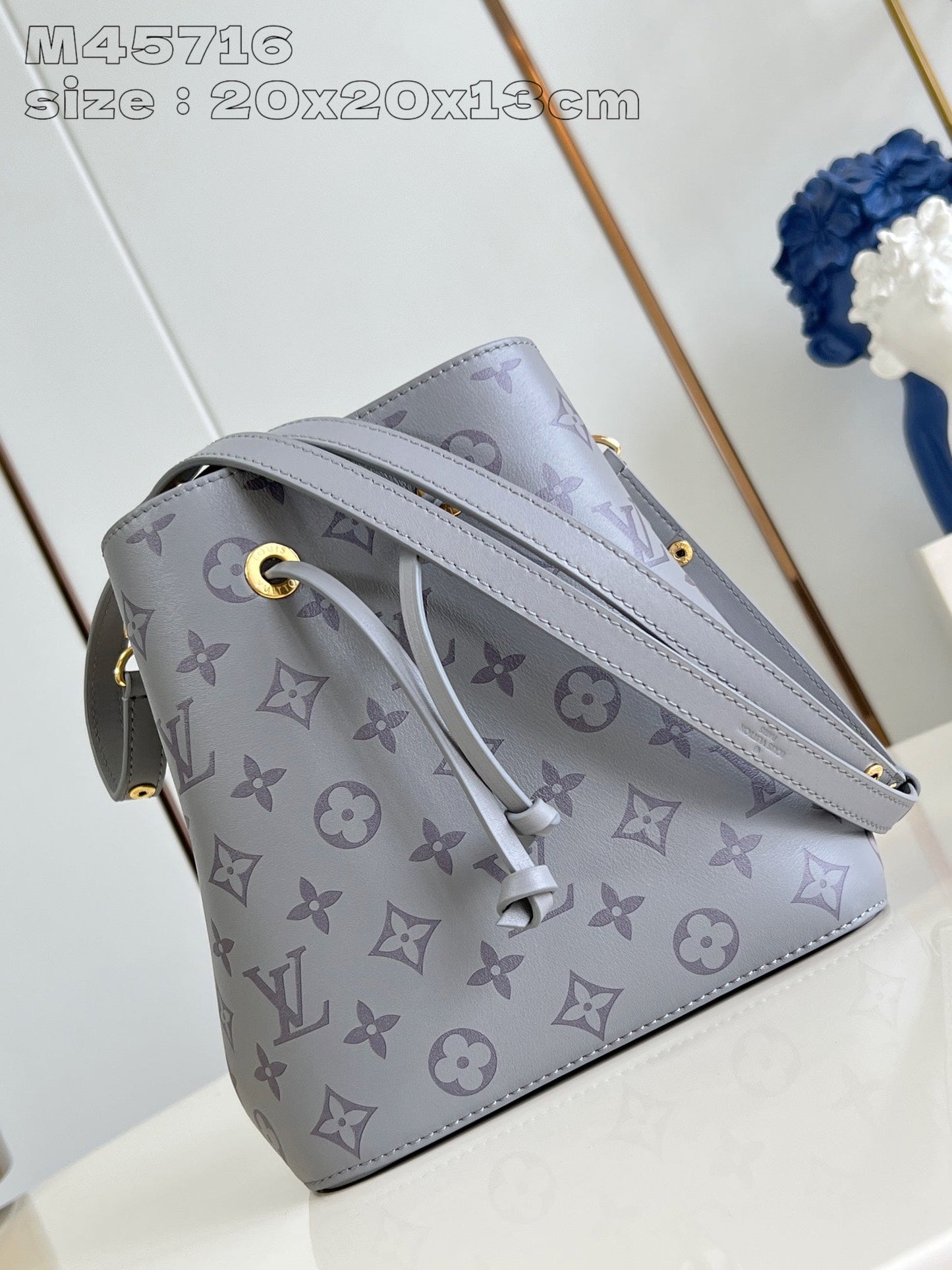 NEONOE BB 20 GRAY MONOGRAM CANVAS