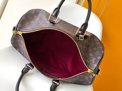 KEEPALL BANDOULI¨¨RE 45 IN BLACK MONOGRAM TOMETTE CANVAS