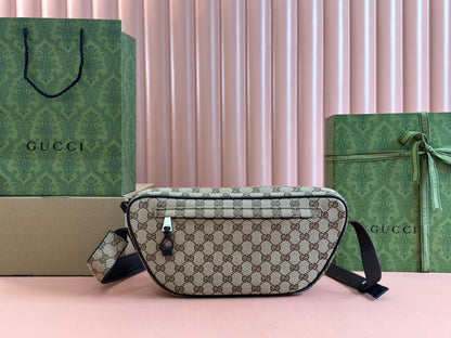 BELT BAG 34 IN BEIGE MONOGRAM CANVAS