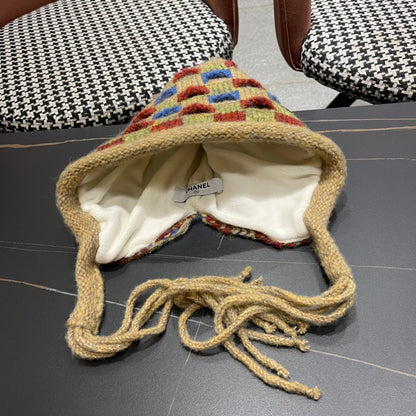 KNITTED WOOL HAT COLORFUL 425765