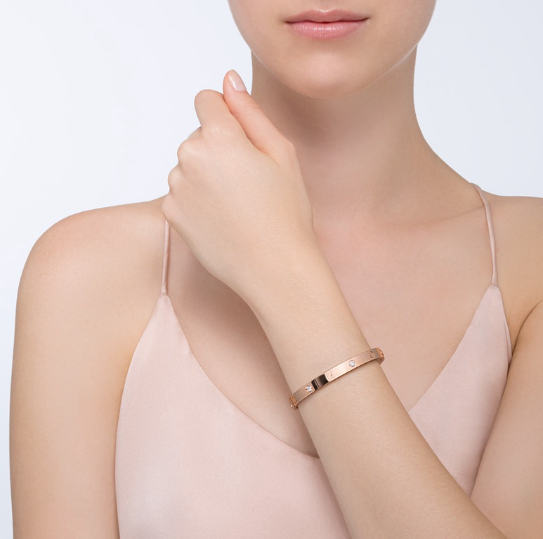 DIANA LOVE BRACELET 6.1MM 4 DIAMONDS