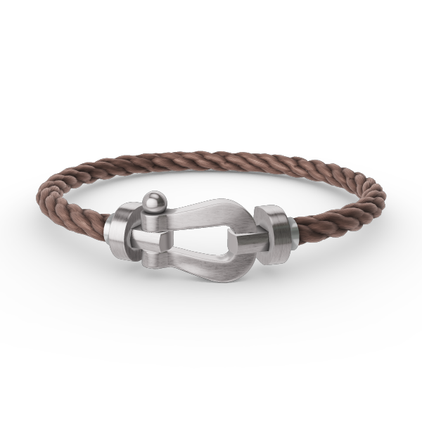 DIANA FORCE LARGE HORSESHOE NO DIAMOND BRACELET SILVER